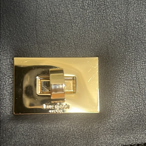 NWOT KATE SPADE Jazmin Maple Court Black Leather Purse - Picture 2 of 11